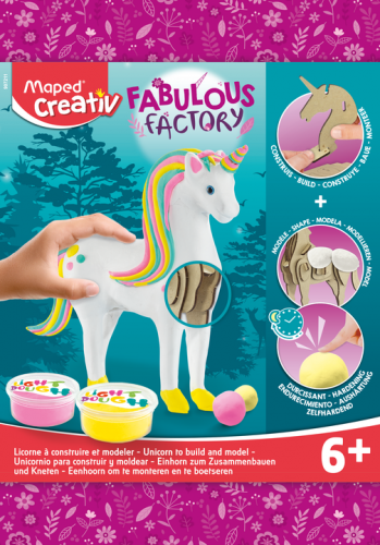 MAPED Creativ mīklas veidošanas komplekts "Vienradzis" 6+