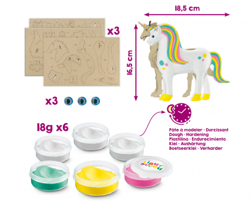 MAPED Creativ mīklas veidošanas komplekts "Vienradzis" 6+