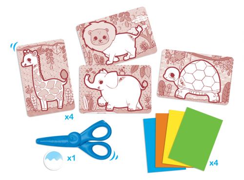 MAPED Creativ aplikāciju komplekts ar šķērēm 2+