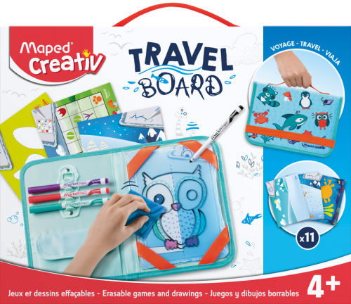 MAPED Creativ ceļojumu zīmēšanas komplekts "Dzīvnieki" 4+