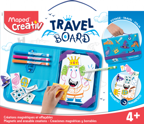 MAPED Creativ ceļojumu tāfele ar magnetiem 4+