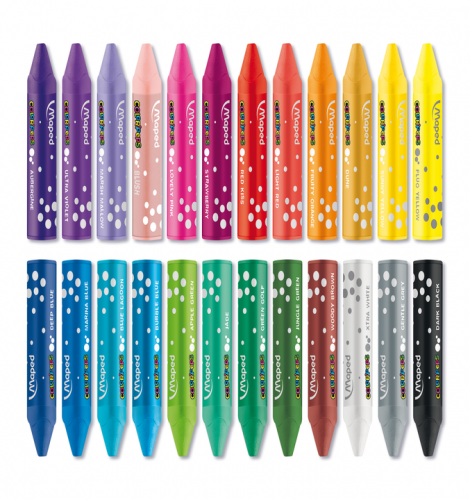 Krītiņi eļļas MAPED Oil Pastels 24 krāsas