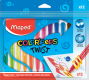 Krītiņi vaska MAPED Twist mehāniskie 12 krāsas