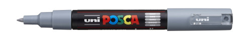 Marķieris ūdens bāzes UNI Posca PC-1M pelēks (37)