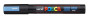 Marķieris ūdens bāzes UNI Posca PC-5M metalizēti zils (M33)