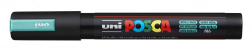 Marķieris ūdens bāzes UNI Posca PC-5M metalizēti zaļš (M6)