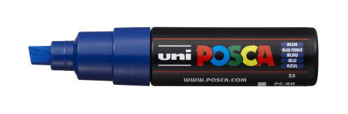 Marķieris ūdens bāzes UNI Posca PC-8K zils (33)