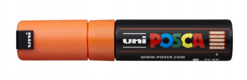 Marķieris ūdens bāzes UNI Posca PC-8K oranžs (4)