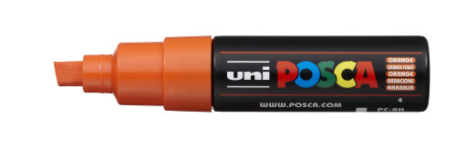 Marķieris ūdens bāzes UNI Posca PC-8K oranžs (4)