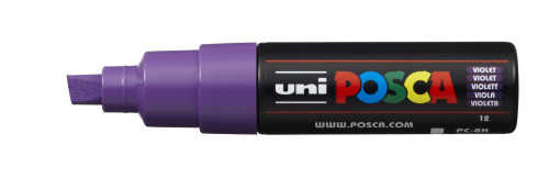 Marķieris ūdens bāzes UNI Posca PC-8K violets (12)