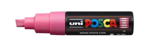 Marķieris ūdens bāzes UNI Posca PC-8K rozā (13)
