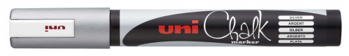 Marķieris-krīts UNI Chalk PWE-5M sudraba
