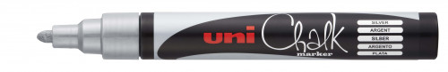 Marķieris-krīts UNI Chalk PWE-5M sudraba