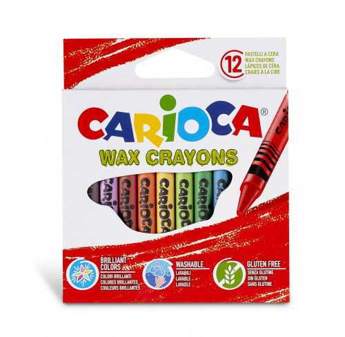 Vaska krītiņi CARIOCA 12 krāsas