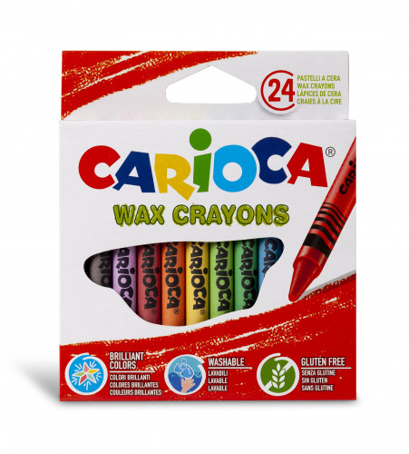 Vaska krītiņi CARIOCA 24 krāsas