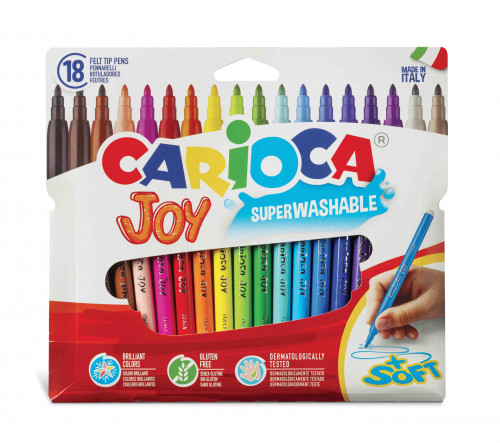 Flomāsteri CARIOCA JOY 18 krāsas