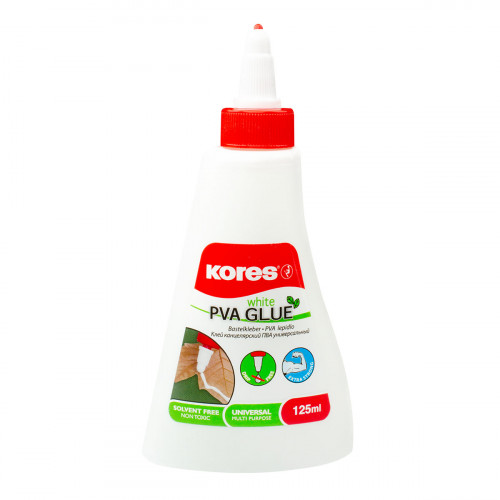 Līme PVA KORES White Glue Universal 125ml
