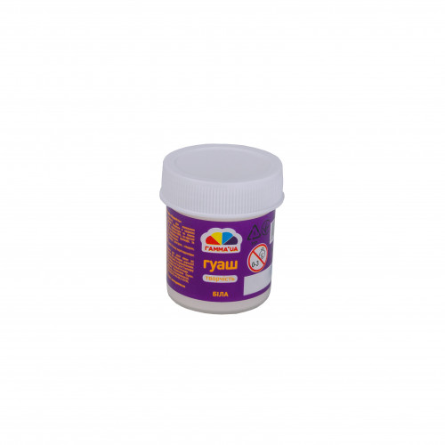 Guaša mākslinieciskā GAMMA  40ml titanium balta