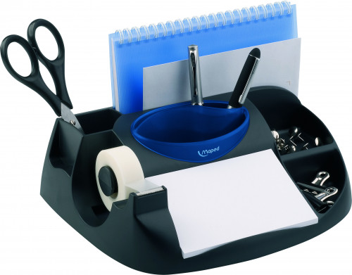 Galda organizators MAPED Maxi, melns/zils