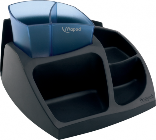 Galda organizators MAPED Compact, melns/zils