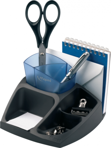 Galda organizators MAPED Compact, melns/zils
