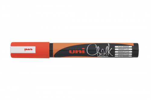 Marķieris-krīts UNI Chalk PWE-5M fluorescējošs oranžs