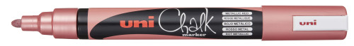 Marķieris-krīts UNI Chalk PWE-5M metalizēti sarkans