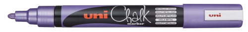 Marķieris-krīts UNI Chalk PWE-5M metalizēti violets