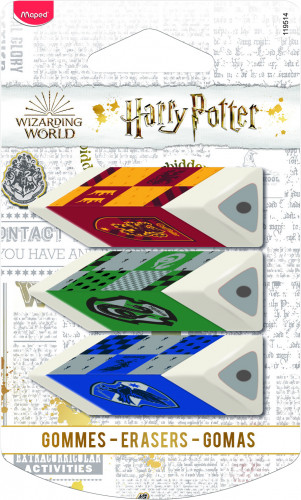 Dzēšgumijas MAPED Pyramid Harry Potter 3 gab.