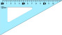 Trīsstūris MAPED Study nelūstošs 60/150mm