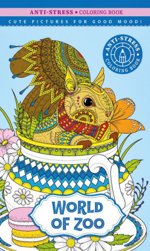 Krāsojamā grāmata FRESH 197*124mm, 20lp "World of Zoo" (dizains 21283)