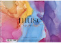 Akvareļu albūms ar spirāli MUSE A4 20lp 220g/m2 "Aquarelle" (dizains 00313)