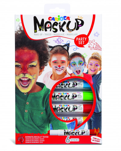 Grima krītiņi CARIOCA Party Box 6 krāsas