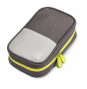 Penālis CARIOCA Roomy Pouch 1-daļīgs ar atloku, tukš pelēks 23354