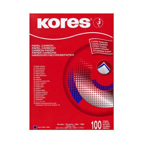 Kopējamais papīrs KORES 1200 A4 100lp. zils