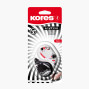 Korekcijas lentu komplekts KORES Scooter Black&white 8m*4.2mm 2gab.