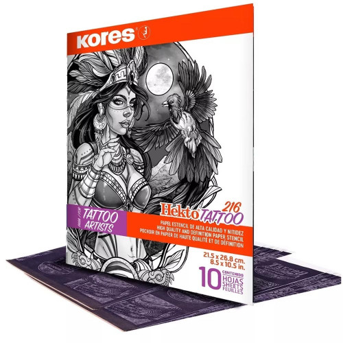 Kopējamais papīrs KORES Hekto Tatto 21,5*26,8cm 10 loksnes