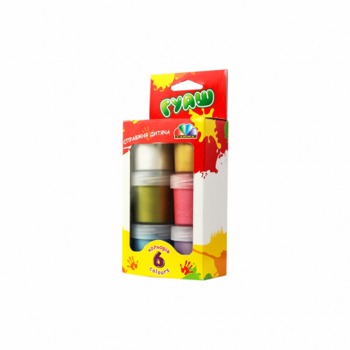 Guaša GAMMA  perlamutra 6 krāsas*20ml