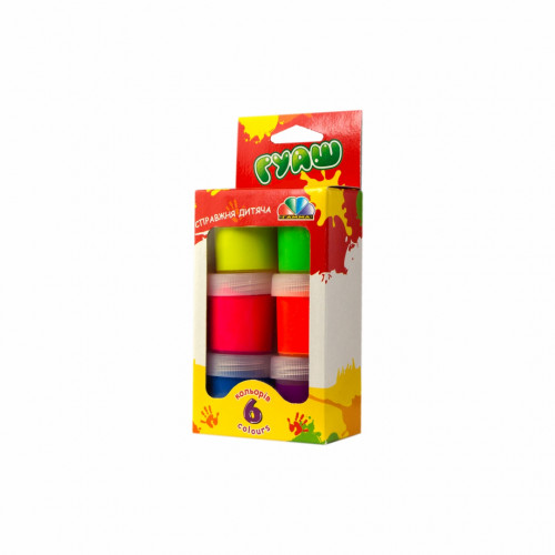 Guaša GAMMA  fluorescējoša 6 krāsas*20ml