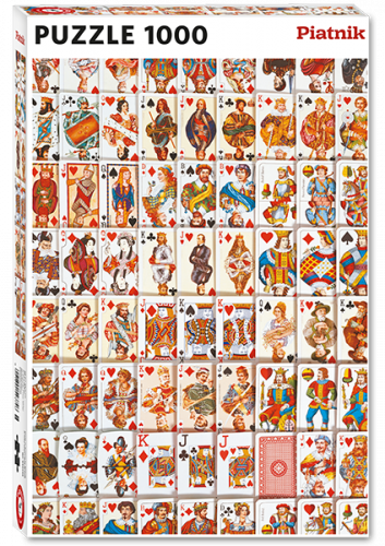 Puzzle PIATNIK 1000 daļas "Playing Cards"
