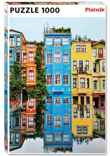 Puzzle PIATNIK 1000 daļas "Reflection Balat, Istanbul"