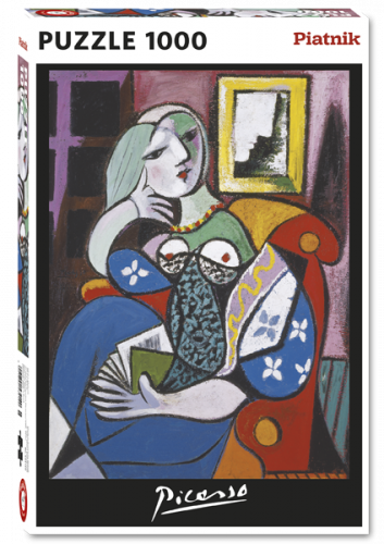 Puzzle PIATNIK 1000 daļas "Picasso-Woman with a book"