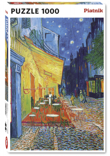 Puzzle PIATNIK 1000 daļas "Van Gogh - Cafe Terrace at Night"