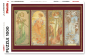 Puzzle PIATNIK 1000 daļas "Mucha - The 4 seasons" ar foliju