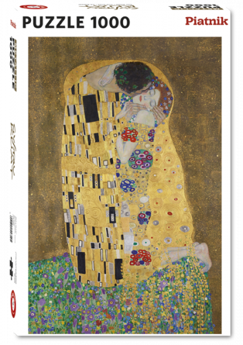 Puzzle PIATNIK 1000 daļas "Klimt - Der Kuss" ar foliju