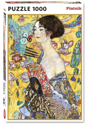 Puzzle PIATNIK 1000 daļas "Klimt - Lady with a Fan"