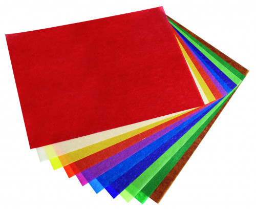 Pauspapīra komplekts FOLIA 42g/m, 20*30cm 10 krāsas