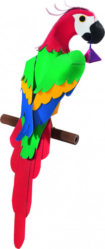 Kartons gofrēts rullī FOLIA 50*70cm citronu