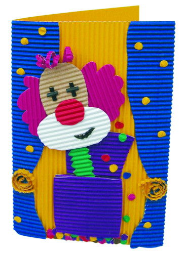 Kartons gofrēts rullī FOLIA 50*70cm tumši zaļš