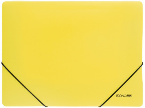 Mape ar gumiju ECONOmix A4 PP 500µm dzeltena 31633-05